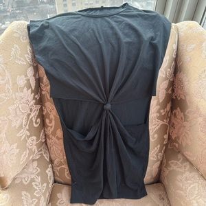 Adorable black cut out muscle tee dress!!